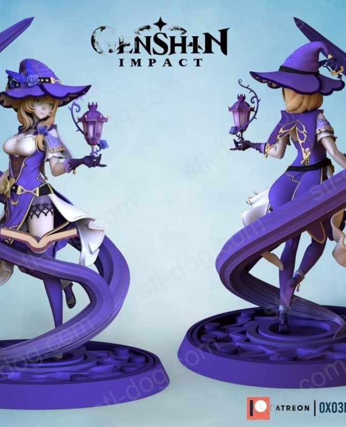 原神 丽莎 Lisa 3D打印图纸